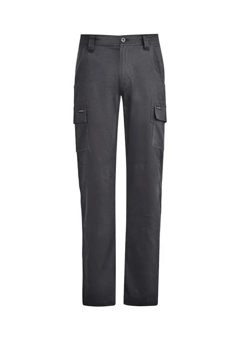 SYZMIK mens lightweight drill cargo pant zp505 Work Wear Syzmik Charcoal 132 