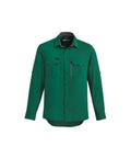 SYZMIK mens outdoor l/s shirt zw460 Work Wear Syzmik Green 7XL 
