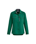 SYZMIK WOMEN OUTDOOR L/S SHIRT ZW760 Work Wear Syzmik Green 8 