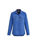 SYZMIK WOMEN OUTDOOR L/S SHIRT ZW760 Work Wear Syzmik Blue 8 