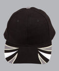Bathurst Colours Cap Ch80 Active Wear Winning Spirit Black/White/Grey One size 