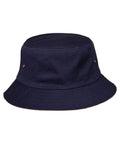 Bucket Hat Ch32a Active Wear Winning Spirit Dark Navy/Sand Underbrim S/M 