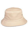 Bucket Hat Ch32a Active Wear Winning Spirit Sand/Dark Navy Underbrim S/M 