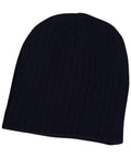 Cable Knit Beanie CH62 Active Wear Winning Spirit Navy One size 
