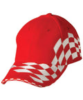 Contrast Check & Sandwich Cap CH99 Active Wear Winning Spirit Red/White One size 