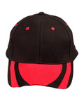 Contrast Peak Cap Ch67 Active Wear Winning Spirit Black/Red One size 