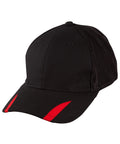 Contrast Peak Trim Cap Ch41 Active Wear Winning Spirit Black/Red One size 