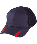 Contrast Peak Trim Cap Ch41 Active Wear Winning Spirit Navy/Red One size 