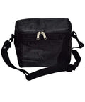 Cooler Bag - 6 Can Cooler Bag B6001 Active Wear Winning Spirit Black "(w)21cm x (h)16cm x (d)14cm, Capacity: 375ml x 6" 
