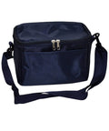 Cooler Bag - 6 Can Cooler Bag B6001 Active Wear Winning Spirit Navy "(w)21cm x (h)16cm x (d)14cm, Capacity: 375ml x 6" 