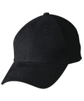 Heavy Brushed Cotton Cap With Buckle Ch35 Active Wear Winning Spirit Navy One size 