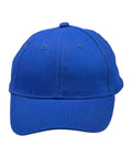 Kids Brushed Cotton Cap H1055 Active Wear Winning Spirit Royal 42cm-56cm 