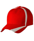 Peak & Crown Contrast Cap Ch81 Active Wear Winning Spirit Red/White One size 