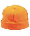 Polar Fleece Beanie Ch27 Active Wear Winning Spirit Fluoro Orange One size fits most 