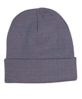 Roll Up Acrylic Beanie Ch28 Active Wear Winning Spirit Grey One size fits most 