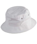 Soft Washed Bucket Hat Ch29 Active Wear Winning Spirit White S/M 