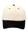 Suede Peak Cap Ch05 Active Wear Winning Spirit Natural/Black One size 
