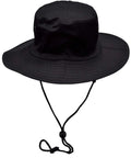 Surf Hat With Break-away Strap H1035 Active Wear Winning Spirit Black S 