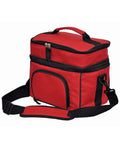 Travel Cooler Bag - Lunch/picnic B6002 Active Wear Winning Spirit Red/Black "(w)28cm x (h)25cm x (d)18cm Capacity: 12.6 Litres" 