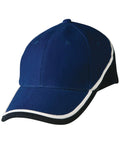 Tri Contrast Colours Cap Ch38 Active Wear Winning Spirit   