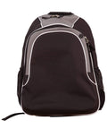 WINNER BACKPACK B5020 Active Wear Winning Spirit Black/White/Grey "(w)35.5cm (h) 43cm (d)15.5cm Capacity: 23 Litres" 