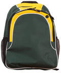 WINNER BACKPACK B5020 Active Wear Winning Spirit Bottle/White/Gold "(w)35.5cm (h) 43cm (d)15.5cm Capacity: 23 Litres" 