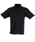 Winning Spirit Traditional Polo Shirt Unisex PS11 Casual Wear Winning Spirit Black XS 