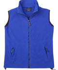Freedom Polar Fleece Vest- Unisex Pf02 Casual Wear Winning Spirit Royal/Black 2XS 