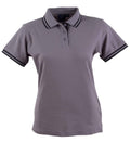 Grace Polo Women's Ps66 Casual Wear Winning Spirit Grey/Black 8 