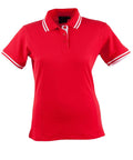 Grace Polo Women's Ps66 Casual Wear Winning Spirit Red/White 8 
