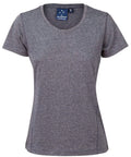 High Performance Heather Tee Ladies Ts28 Casual Wear Winning Spirit Navy 8 