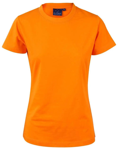 Savvy Tee Ladies Ts38 Casual Wear Winning Spirit Fluoro orange 6 