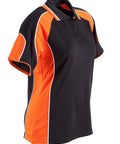 Winning Spirit Alliance Polo Ladies Ps62 Casual Wear Winning Spirit Black/Orange 8 