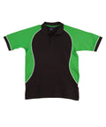 Winning Spirit Arena Polo Shirt Women's Ps78 Casual Wear Winning Spirit Black/White/ Green 8 