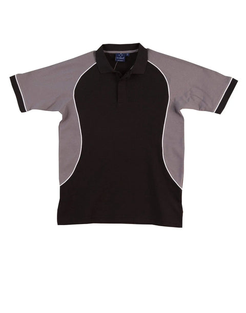 Winning Spirit Arena Polo Shirt Women's Ps78 Casual Wear Winning Spirit Black/White/Grey 8 
