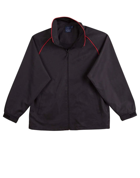 Winning Spirit Champion's Track Top Kids' Jk21k Casual Wear Winning Spirit Black/Red 4K 