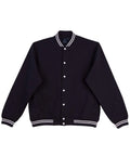 Winning Spirit Fleece Letterman - Unisex Fl11 Casual Wear Winning Spirit Navy/White XXXS 