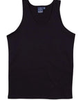 Winning Spirit Men's Trainer's Cotton Singlet Ts18 Casual Wear Winning Spirit Navy S 