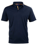 Winning Spirit PS83K Staten polo shirt Kid's Casual Wear Winning Spirit NAVY/GOLD 4K 