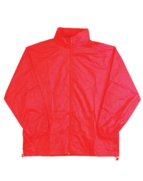 WINNING SPIRIT RAIN FOREST Spray Jacket - Unisex JK10 Casual Wear Winning Spirit Red XS 