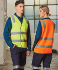Winning Spirit safety vest with shoulder tapes SW43 Casual Wear Winning Spirit   
