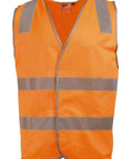Winning Spirit safety vest with shoulder tapes SW43 Casual Wear Winning Spirit Orange S/M 