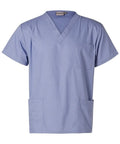 WINNING SPIRIT Unisex Hospitla Scrubs Short Sleeve Tunic Top M7630 - Simply Scrubs Australia