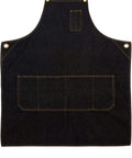Winning Spirit East Village Denim Bib Apron Ap09 Hospitality & Chefwear Winning Spirit Indigo Blue 72cmx84cm 