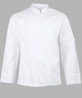 Winning Spirit Men's Functional Chef Jackets Cj03 Hospitality & Chefwear Winning Spirit White XS 
