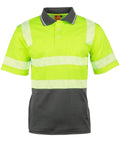 Winning Spirit Work Wear Yellow/Charcoal / 2XS Winning Spirit UNISEX TRUEDRY® biomotion segmented polo SW73