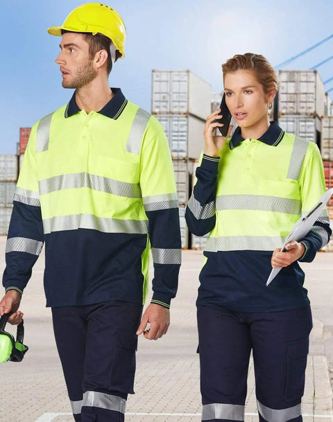 Winning Spirit unisex TRUEDRY® biomotion segmented safety polo SW74 Metro Workwear.