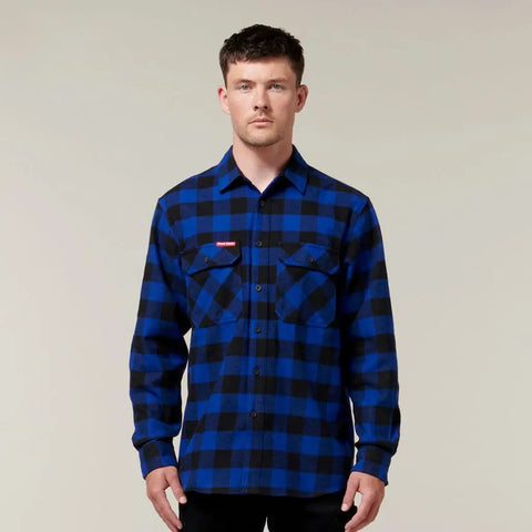Hard Yakka Long Sleeve Check Flannel Shirt  Y07295 - Allsorts Workwear