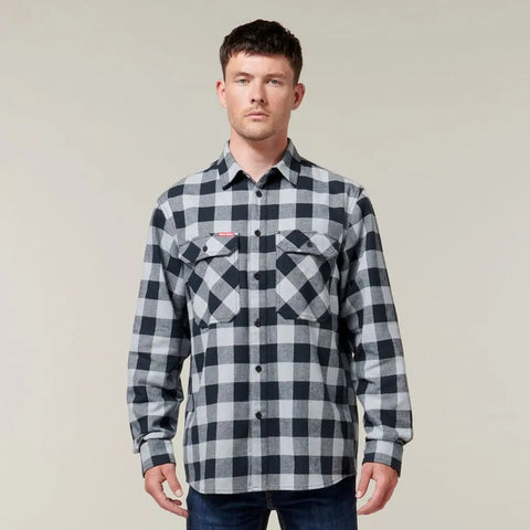 Hard Yakka Long Sleeve Check Flannel Shirt  Y07295 - Allsorts Workwear