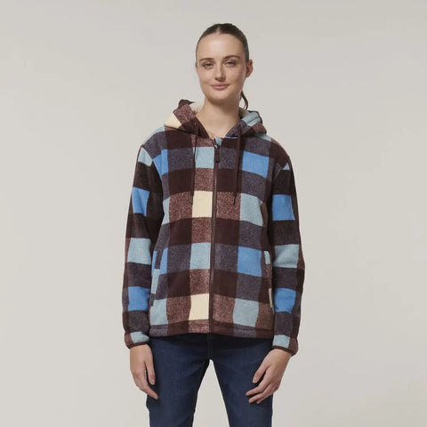 Hard Yakka Womens Check Zoodie Y08522 - Allsorts Workwear